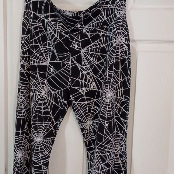 DOLLSKILL TRICKZ N TREATZ XXL TOTAL SPINISTER FLARED PANTS - Picture 10 of 13